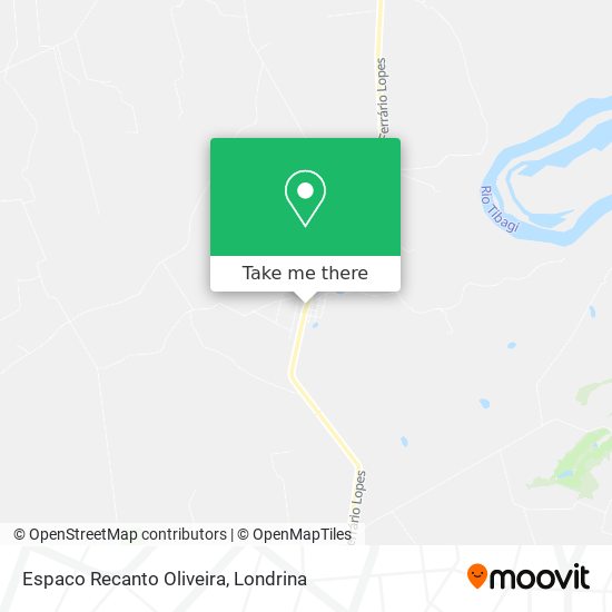 Espaco Recanto Oliveira map