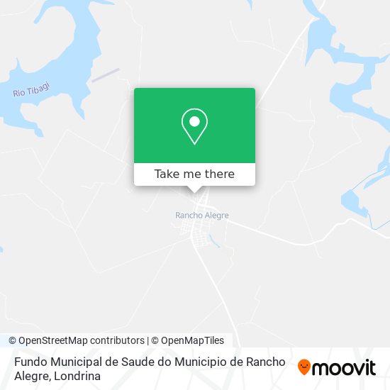 Fundo Municipal de Saude do Municipio de Rancho Alegre map