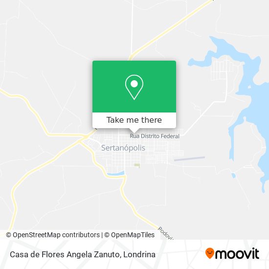 Casa de Flores Angela Zanuto map