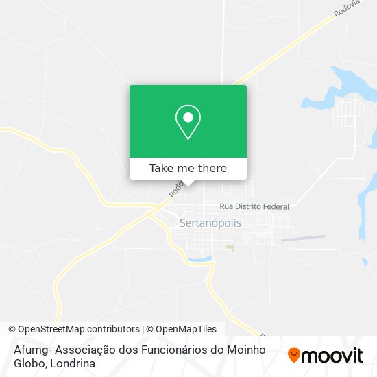 Afumg- Associação dos Funcionários do Moinho Globo map