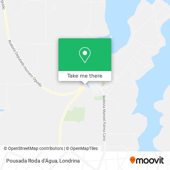 Pousada Roda d'Água map