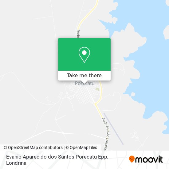 Evanio Aparecido dos Santos Porecatu Epp map