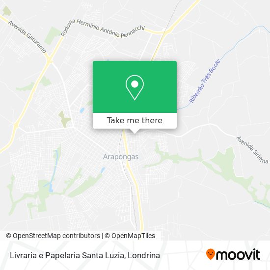 Livraria e Papelaria Santa Luzia map