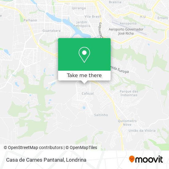 Casa de Carnes Pantanal map