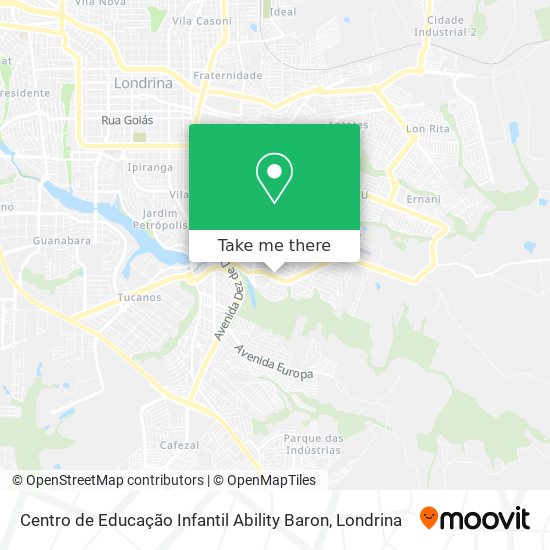 Centro de Educação Infantil Ability Baron map