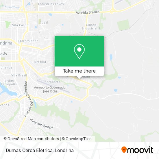 Dumas Cerca Elétrica map