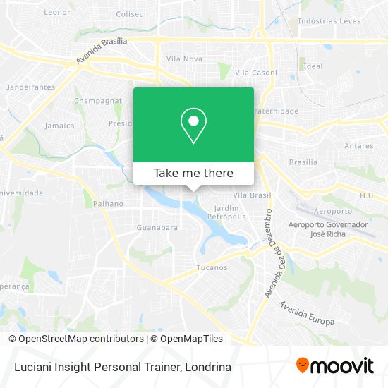 Luciani Insight Personal Trainer map