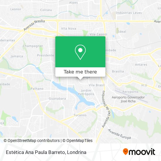 Estética Ana Paula Barreto map