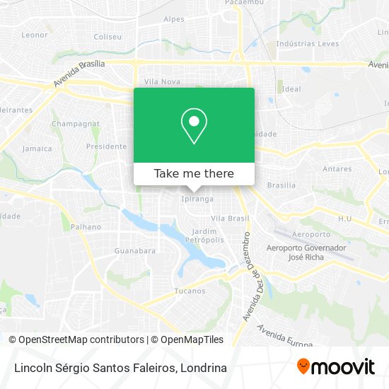 Lincoln Sérgio Santos Faleiros map