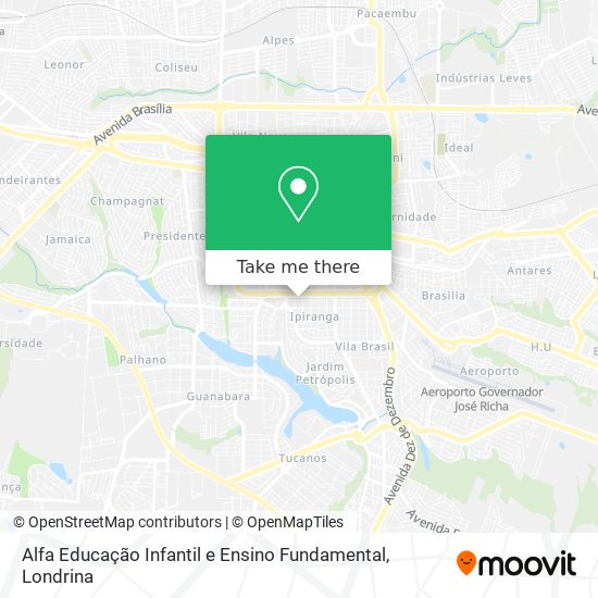 Alfa Educação Infantil e Ensino Fundamental map