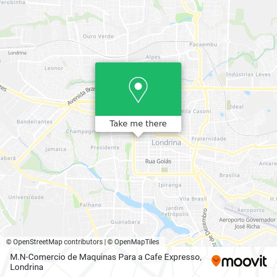 Mapa M.N-Comercio de Maquinas Para a Cafe Expresso