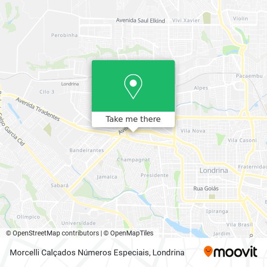 Morcelli Calçados Números Especiais map