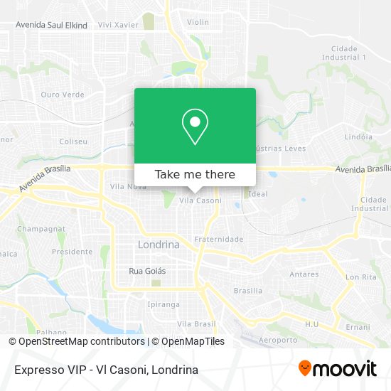 Expresso VIP - Vl Casoni map