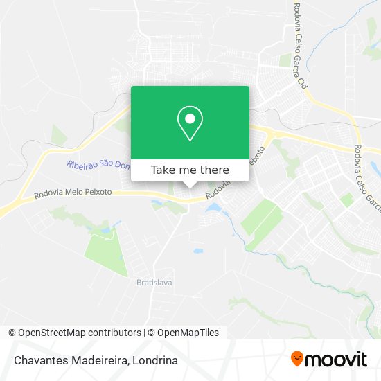 Chavantes Madeireira map