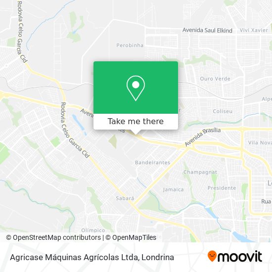 Mapa Agricase Máquinas Agrícolas Ltda