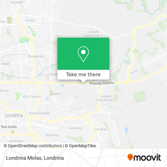 Londrina Molas map