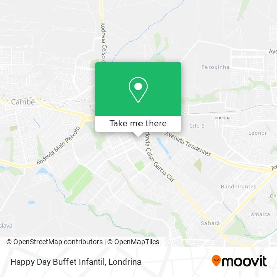 Happy Day Buffet Infantil map