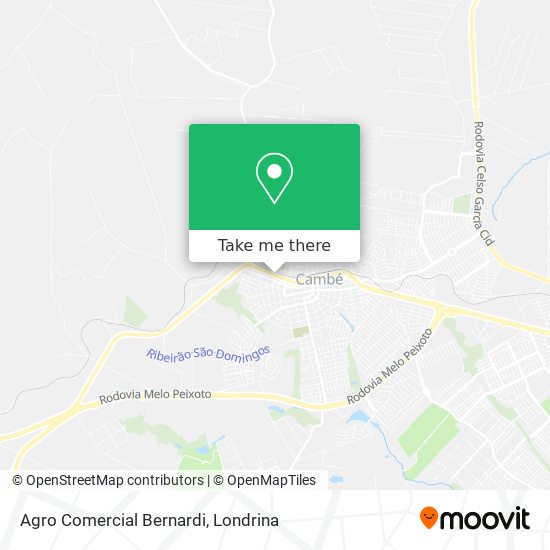 Agro Comercial Bernardi map
