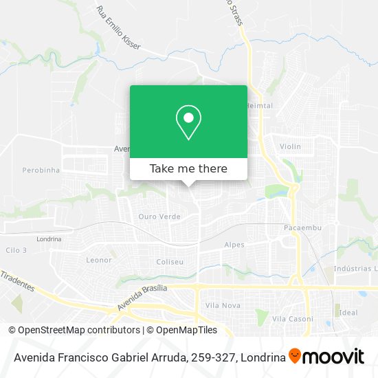 Avenida Francisco Gabriel Arruda, 259-327 map