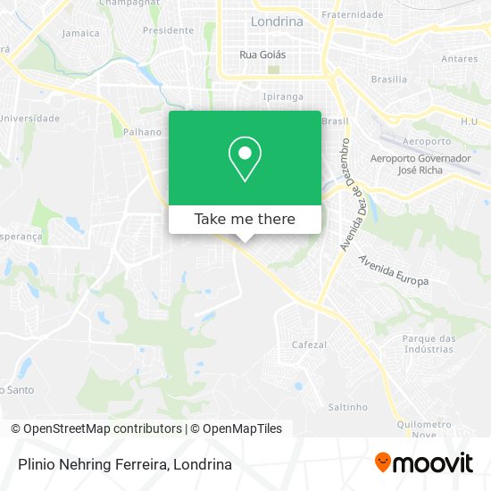 Plinio Nehring Ferreira map