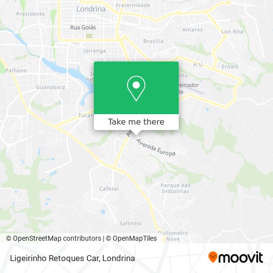 Ligeirinho Retoques Car map