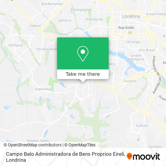 Campo Belo Administradora de Bens Proprios Eireli map