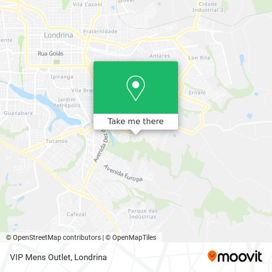 VIP Mens Outlet map