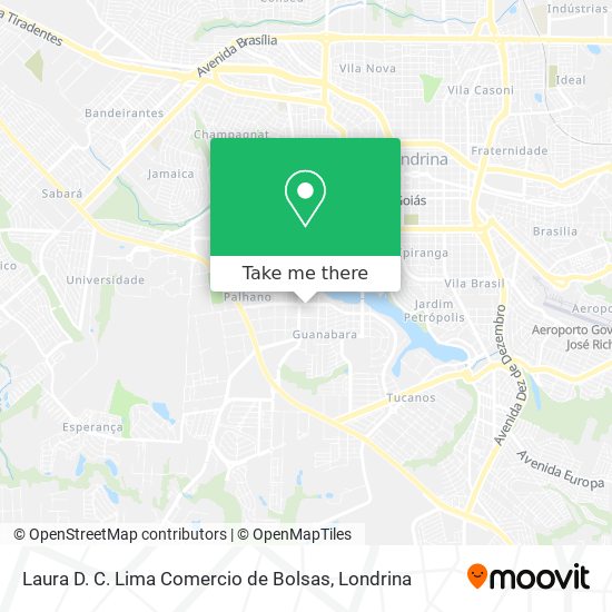 Laura D. C. Lima Comercio de Bolsas map