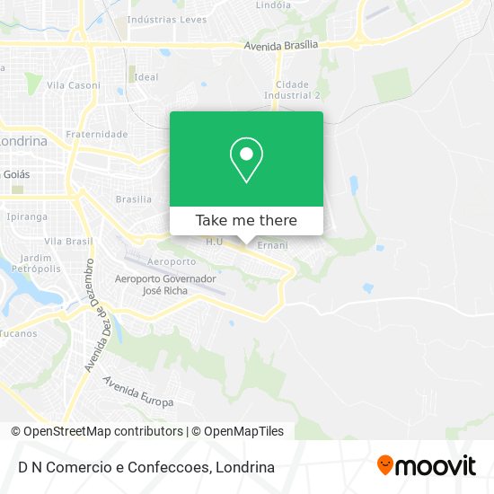 D N Comercio e Confeccoes map