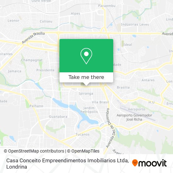Casa Conceito Empreendimentos Imobiliarios Ltda map