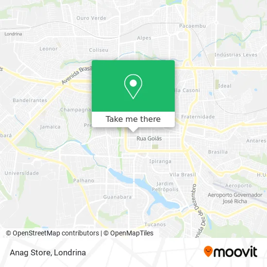 Anag Store map