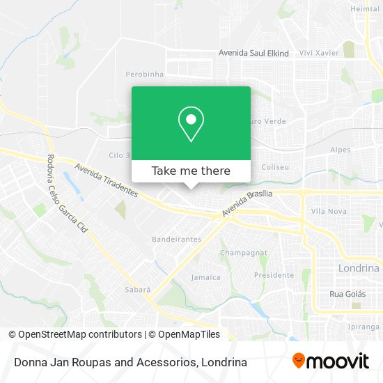 Donna Jan Roupas and Acessorios map