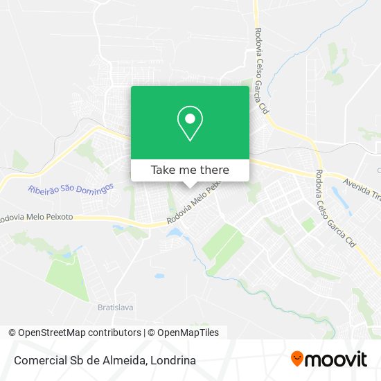 Comercial Sb de Almeida map