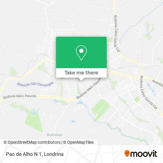 Pao de Alho N 1 map