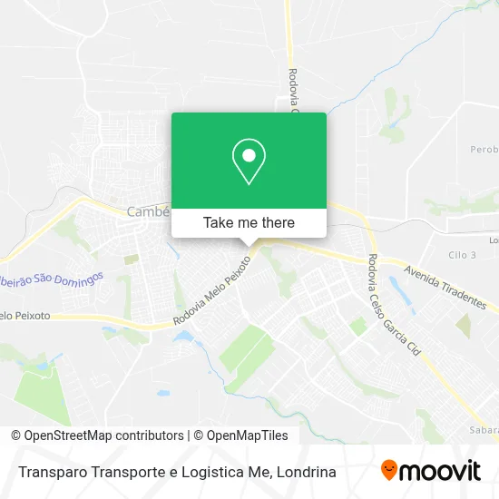 Transparo Transporte e Logistica Me map