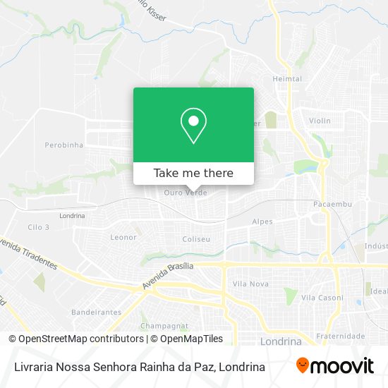 Livraria Nossa Senhora Rainha da Paz map