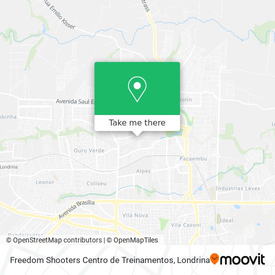 Freedom Shooters Centro de Treinamentos map