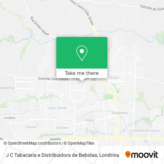 J C Tabacaria e Distribuidora de Bebidas map