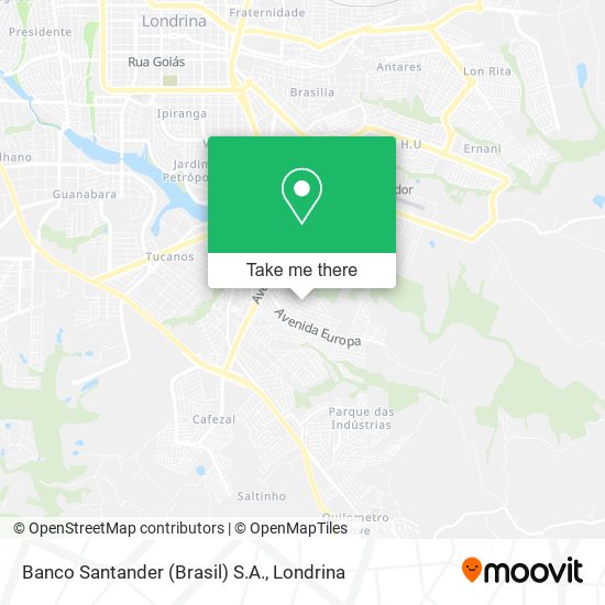 Banco Santander (Brasil) S.A. map