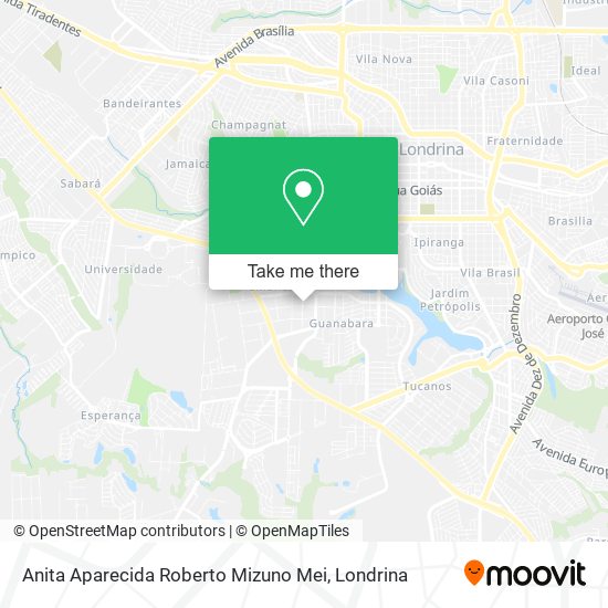 Anita Aparecida Roberto Mizuno Mei map