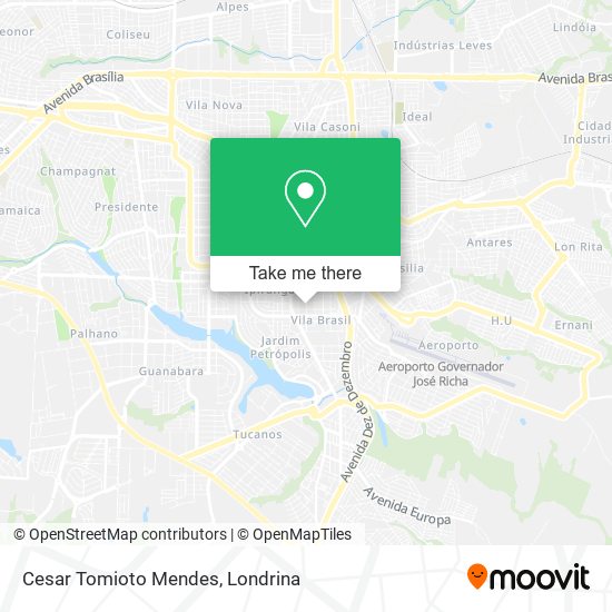 Cesar Tomioto Mendes map