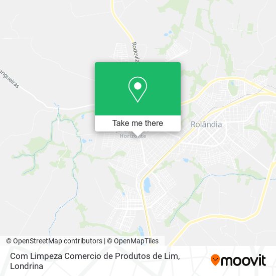 Mapa Com Limpeza Comercio de Produtos de Lim