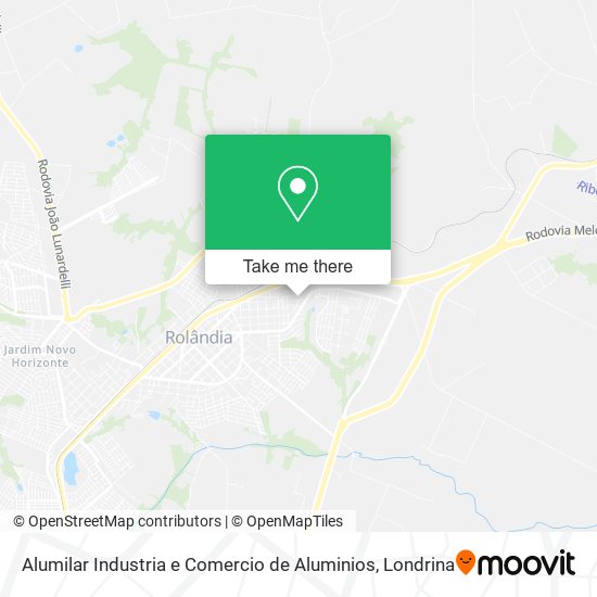 Mapa Alumilar Industria e Comercio de Aluminios