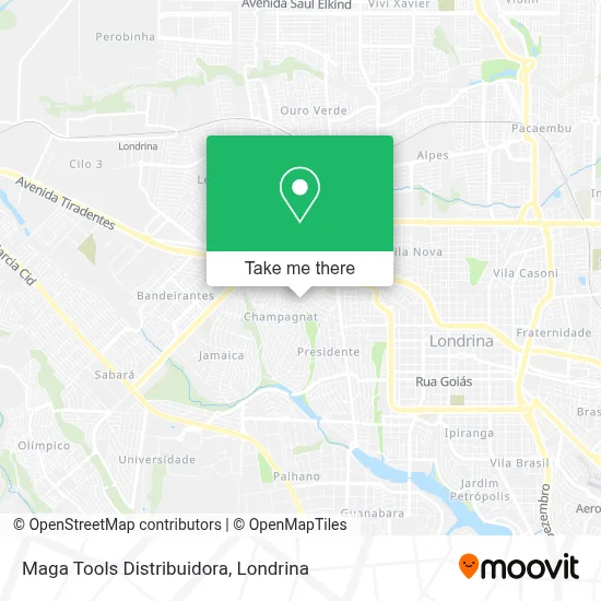 Maga Tools Distribuidora map