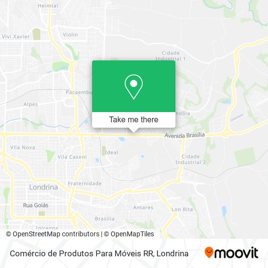 Comércio de Produtos Para Móveis RR map