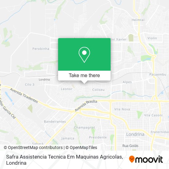 Safra Assistencia Tecnica Em Maquinas Agricolas map