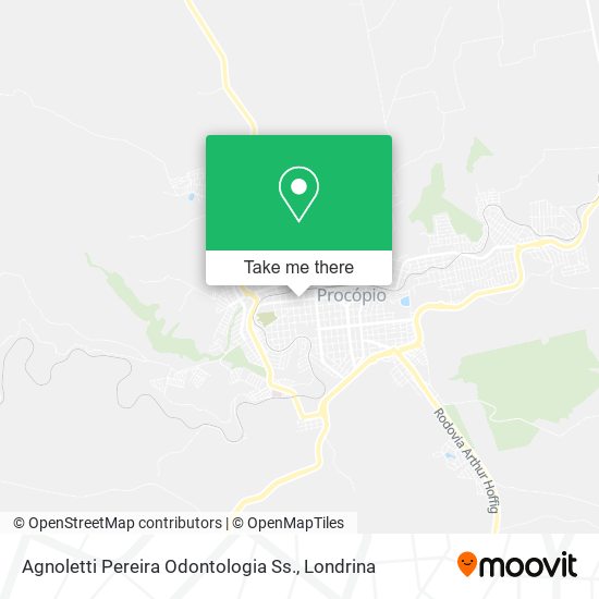 Mapa Agnoletti Pereira Odontologia Ss.