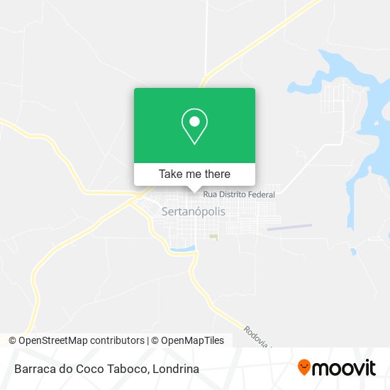 Barraca do Coco Taboco map
