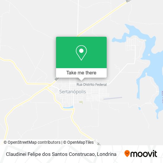 Claudinei Felipe dos Santos Construcao map