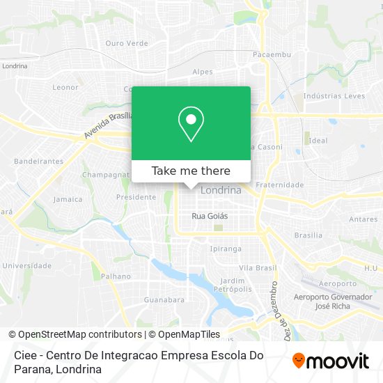 Mapa Ciee - Centro De Integracao Empresa Escola Do Parana